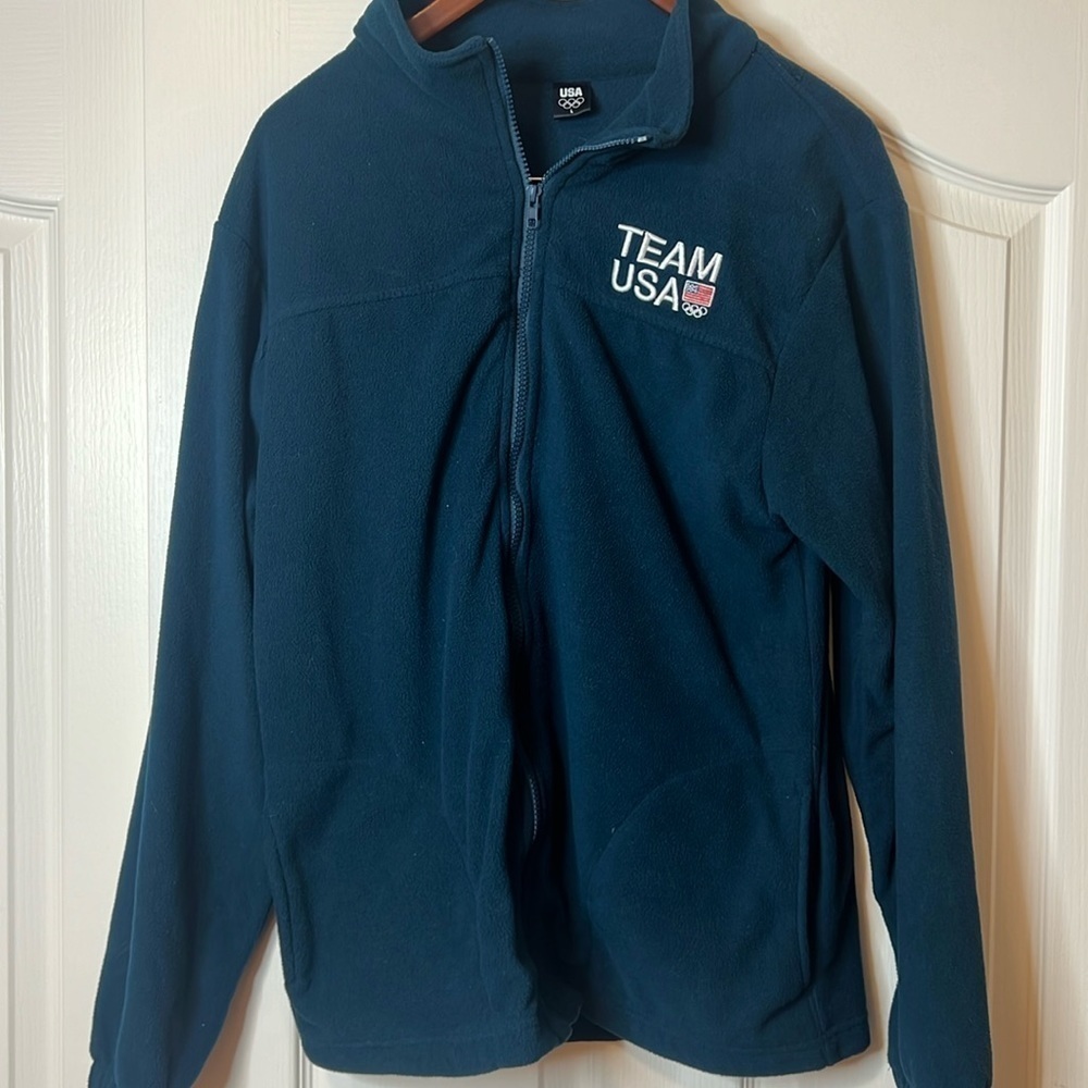 Team USA Sweater Full Zip Sweater - Mens Size Large